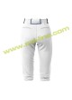 Softball Pipe Plus White Pant With Royal Piping